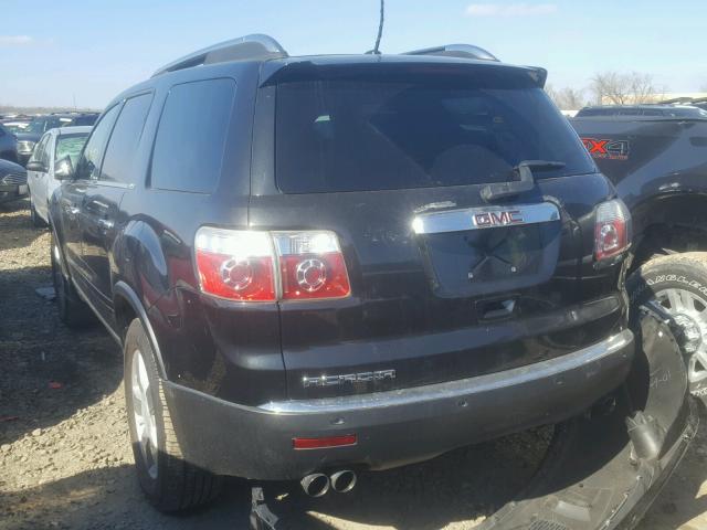 1GKER33798J168560 - 2008 GMC ACADIA SLT შავი ფოტო 3