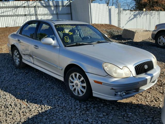 KMHWF35H84A977746 - 2004 HYUNDAI SONATA GLS SILVER photo 1