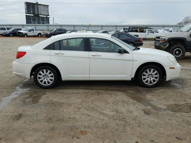 1C3LC46R68N156676 - 2008 CHRYSLER SEBRING LX WHITE photo 9