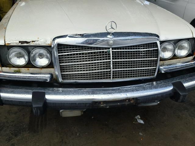 11602012059981 - 1976 MERCEDES-BENZ 280S WHITE photo 9