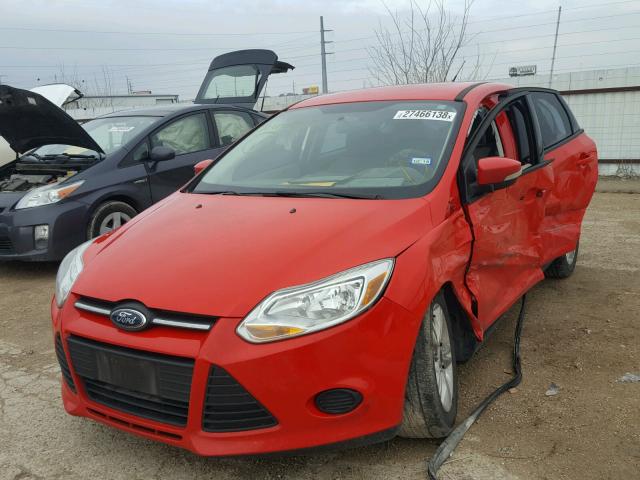 1FADP3K28DL163258 - 2013 FORD FOCUS SE RED photo 2