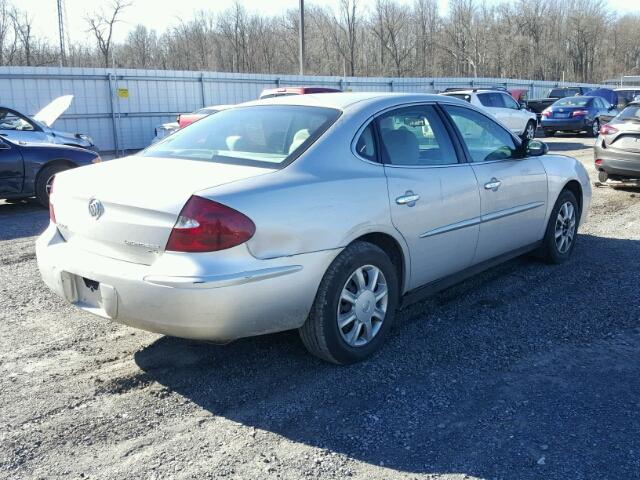 2G4WC552761293655 - 2006 BUICK LACROSSE C SILVER photo 4