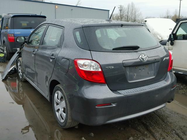 2T1KU40E49C004927 - 2009 TOYOTA COROLLA MA GRAY photo 3