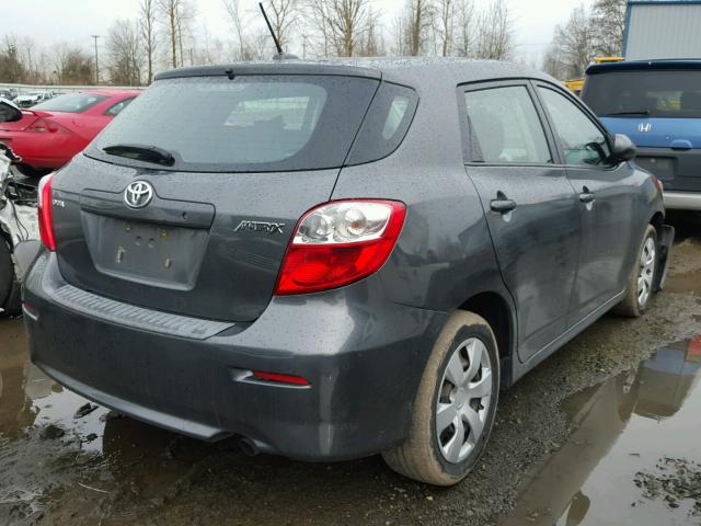 2T1KU40E49C004927 - 2009 TOYOTA COROLLA MA GRAY photo 4