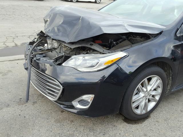4T1BK1EB9FU178344 - 2015 TOYOTA AVALON XLE BLACK photo 9