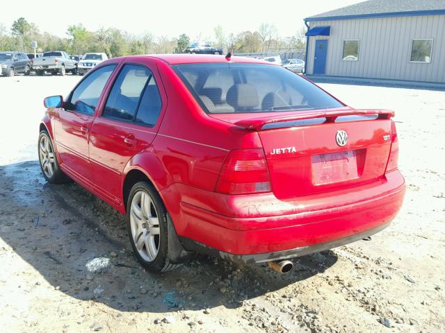 3VWSC29M01M074001 - 2001 VOLKSWAGEN JETTA GLS RED photo 3