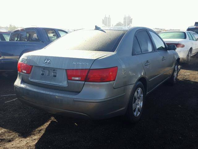 5NPET46C29H553660 - 2009 HYUNDAI SONATA GLS GRAY photo 4