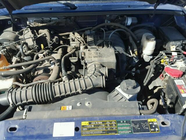 1FTKR1ED6APA38471 - 2010 FORD RANGER SUP BLUE photo 7