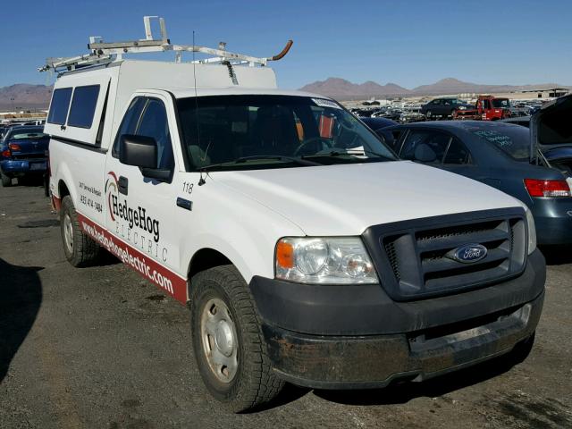 1FTRF12W35NA99050 - 2005 FORD F150 Белый фото 1