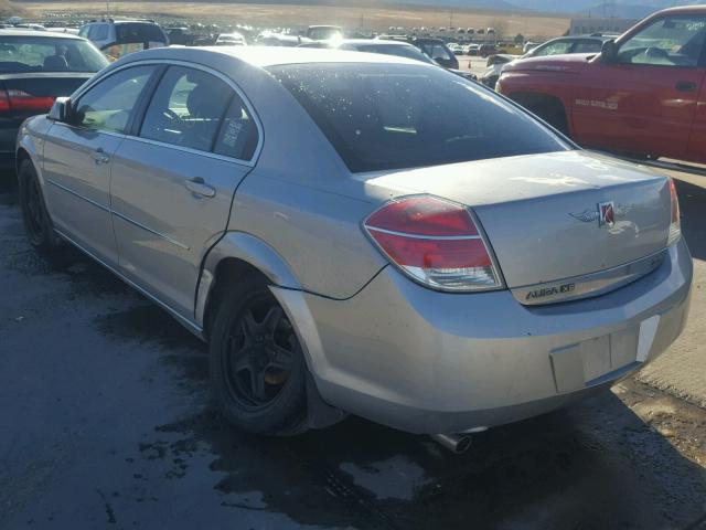 1G8ZS57N78F131137 - 2008 SATURN AURA XE SILVER photo 3