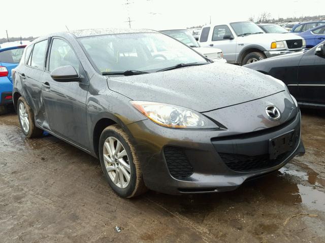 JM1BL1L78D1718524 - 2013 MAZDA 3 I GRAY photo 1