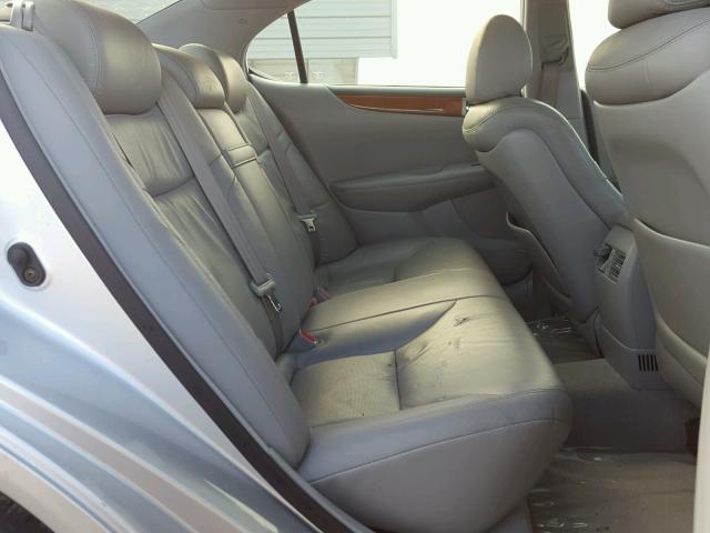 JTHBA30G765146944 - 2006 LEXUS ES 330 SILVER photo 6