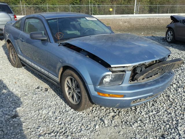 1ZVFT80N855157956 - 2005 FORD MUSTANG BLUE photo 1