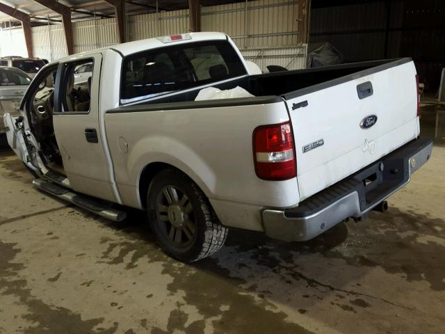 1FTRW12W18FA52162 - 2008 FORD F150 SUPER WHITE photo 3