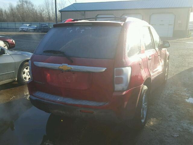 2CNDL63F566169549 - 2006 CHEVROLET EQUINOX LT RED photo 4