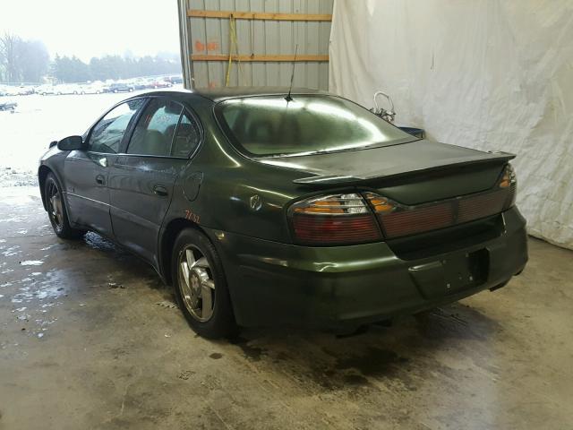 1G2HZ5411Y4189534 - 2000 PONTIAC BONNEVILLE GREEN photo 3