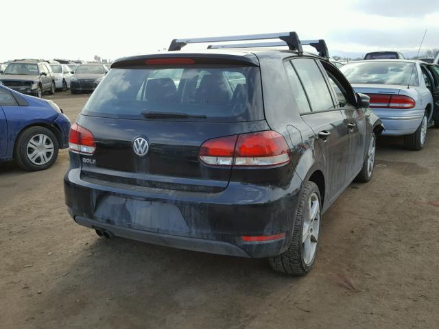 WVWDB7AJ9CW200923 - 2012 VOLKSWAGEN GOLF 黑色 照片 4