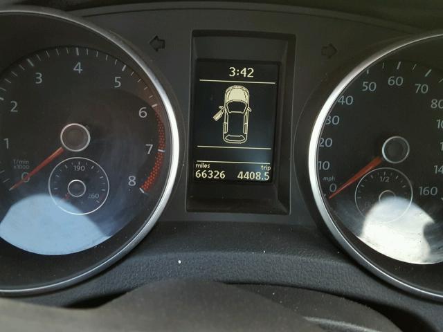 WVWDB7AJ9CW200923 - 2012 VOLKSWAGEN GOLF 黑色 照片 8