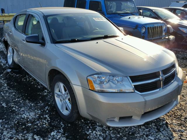 1B3LC56R68N242590 - 2008 DODGE AVENGER SX BEIGE photo 1