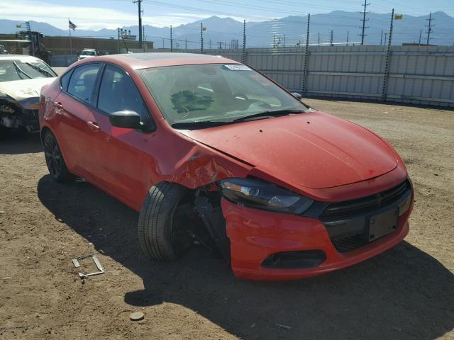 1C3CDFFA3GD816924 - 2016 DODGE DART SXT S RED photo 1