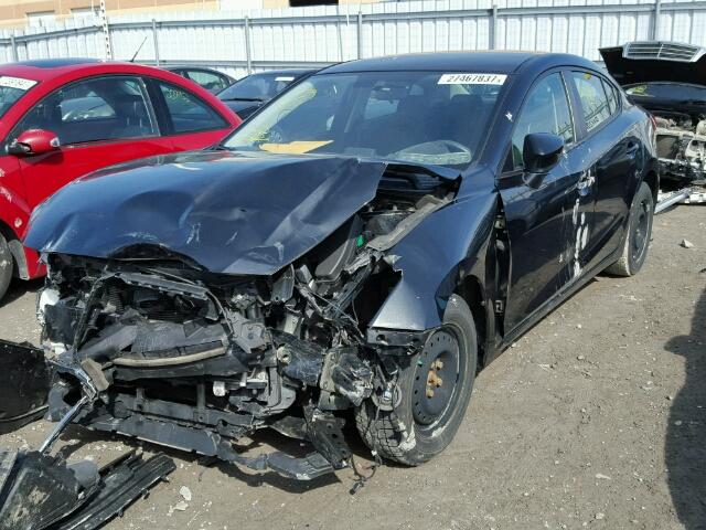 3MZBM1U73EM105854 - 2014 MAZDA 3 SPORT BLACK photo 2