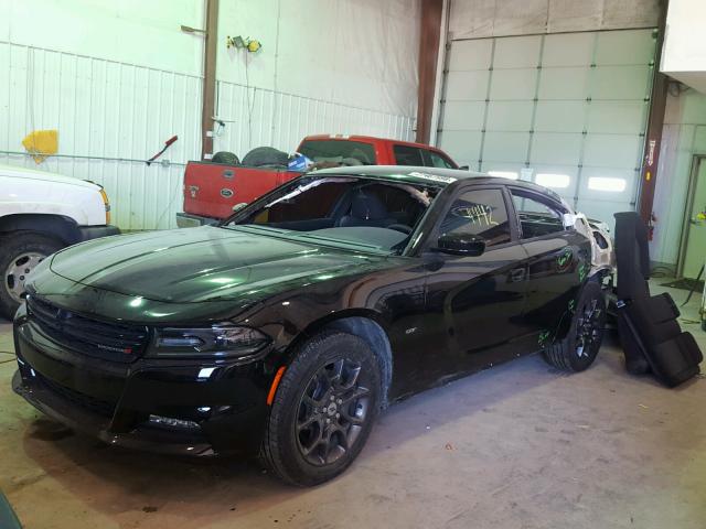 2C3CDXJG1JH126679 - 2018 DODGE CHARGER GT BLACK photo 2