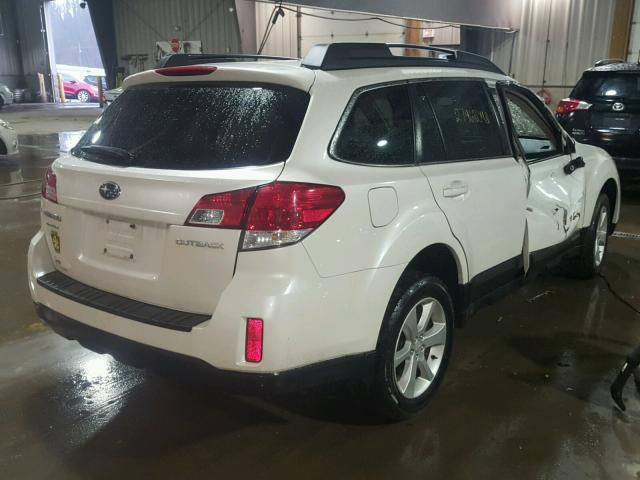 4S4BRCCC7D3246100 - 2013 SUBARU OUTBACK 2. WHITE photo 4