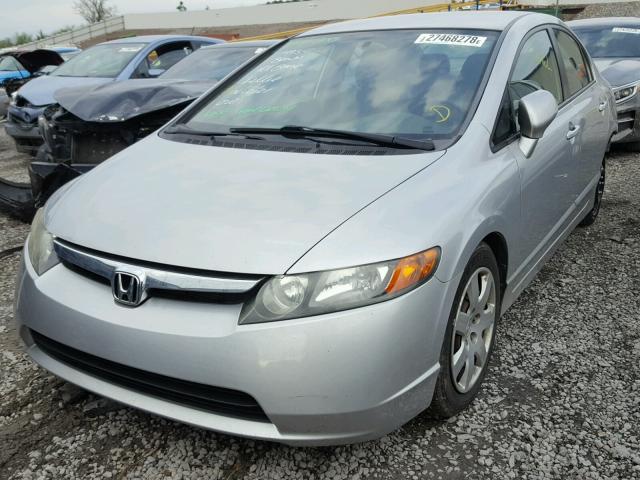 1HGFA16558L069049 - 2008 HONDA CIVIC LX SILVER photo 2