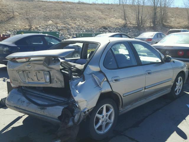 3N1BB51DX1L111504 - 2001 NISSAN SENTRA SE GRAY photo 4