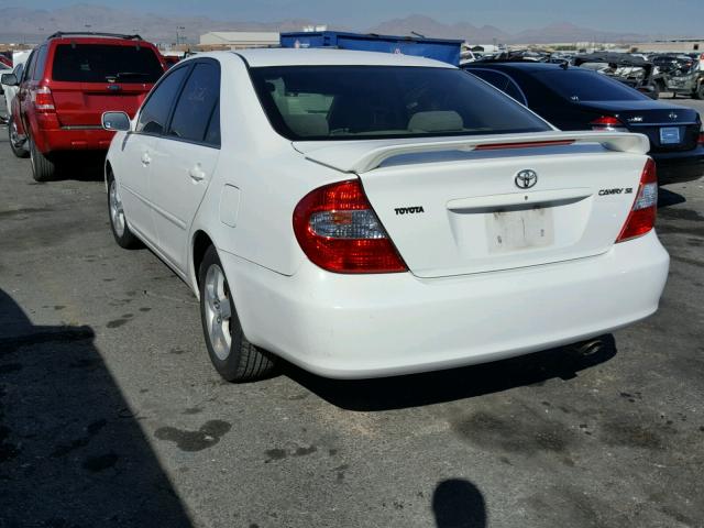 4T1BE32K04U378730 - 2004 TOYOTA CAMRY LE WHITE photo 3