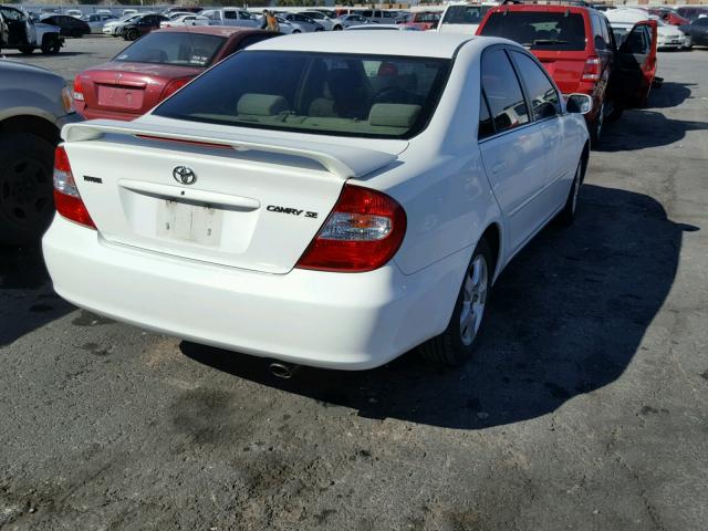 4T1BE32K04U378730 - 2004 TOYOTA CAMRY LE WHITE photo 4