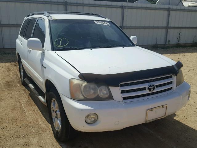 JTEGF21A820033634 - 2002 TOYOTA HIGHLANDER WHITE photo 1