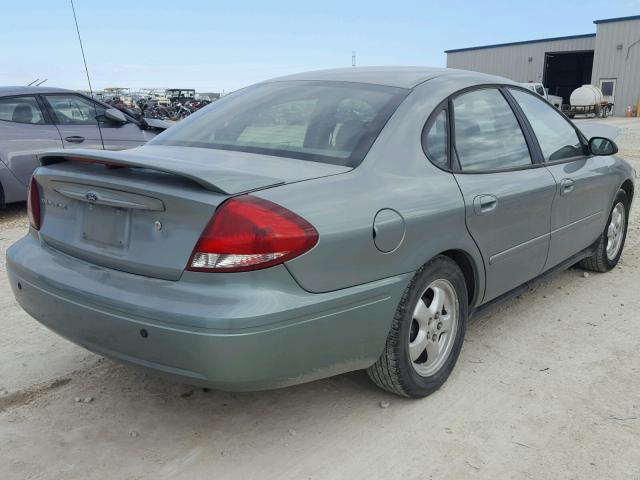 1FAFP53U26A121834 - 2006 FORD TAURUS SE GREEN photo 4