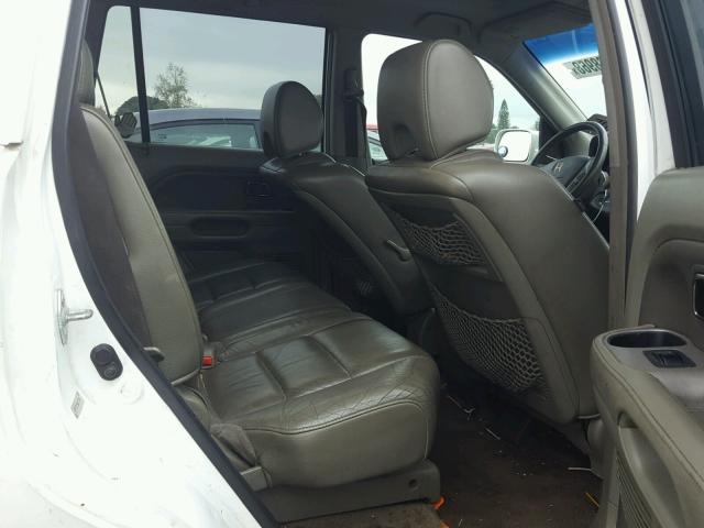 5FNYF28706B051006 - 2006 HONDA PILOT EX WHITE photo 6