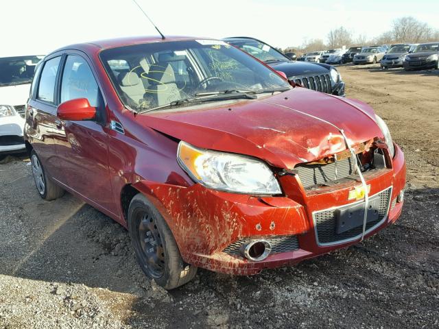 KL1TG6DE2BB193882 - 2011 CHEVROLET AVEO LT RED photo 1