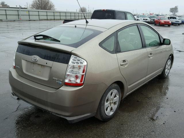 JTDKB20UX87733516 - 2008 TOYOTA PRIUS TAN photo 4