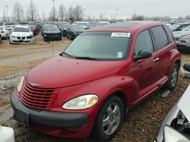 3C8FY68B82T225797 - 2002 CHRYSLER PT CRUISER RED photo 2