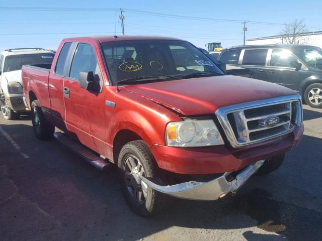 1FTPX12V97NA76127 - 2007 FORD F150 RED photo 1