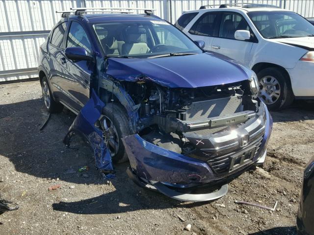 3CZRU6H72GM763946 - 2016 HONDA HR-V EXL BLUE photo 1