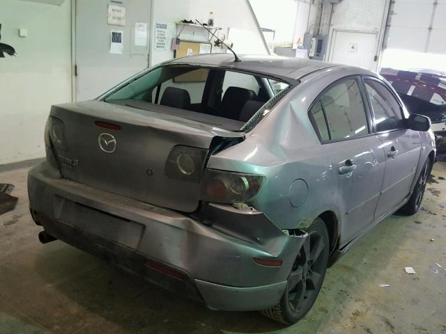 JM1BK323751251465 - 2005 MAZDA 3 S GRAY photo 4