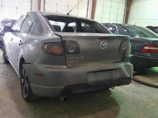 JM1BK323751251465 - 2005 MAZDA 3 S GRAY photo 9