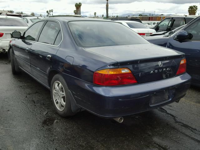 19UUA5665YA004110 - 2000 ACURA 3.2TL BLUE photo 3