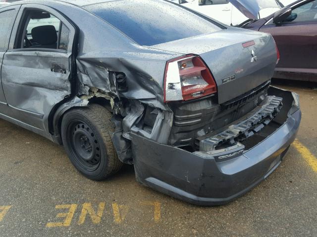 4A3AB36F75E055127 - 2005 MITSUBISHI GALANT ES BLACK photo 9