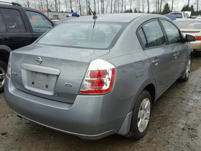 3N1AB61E37L706570 - 2007 NISSAN SENTRA 2.0 SILVER photo 4