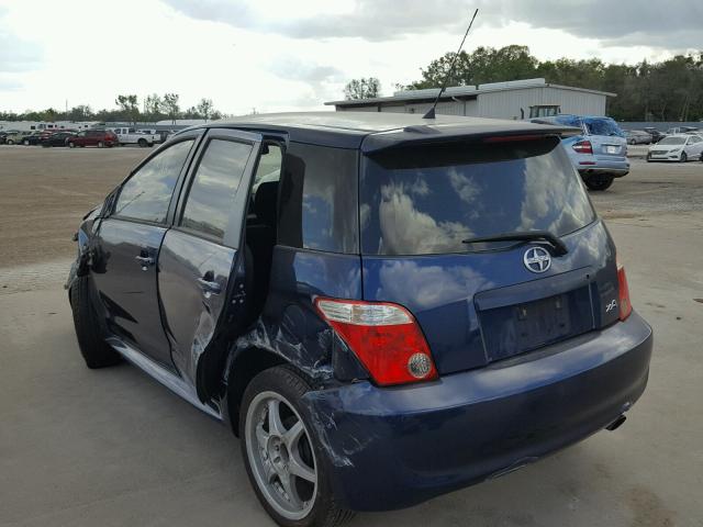 JTKKT624960160771 - 2006 TOYOTA SCION XA BLUE photo 3