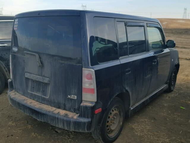 JTLKT334350192820 - 2005 TOYOTA SCION XB BLACK photo 4