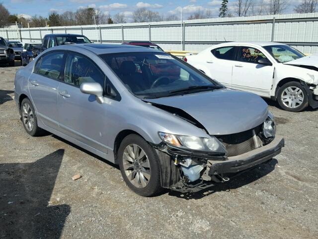 2HGFA15869H500895 - 2009 HONDA CIVIC EX ვერცხლისფერი ფოტო 1