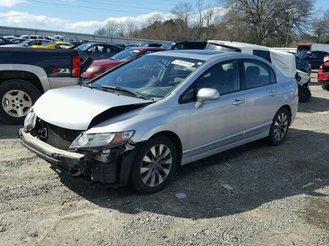 2HGFA15869H500895 - 2009 HONDA CIVIC EX SILVER photo 2