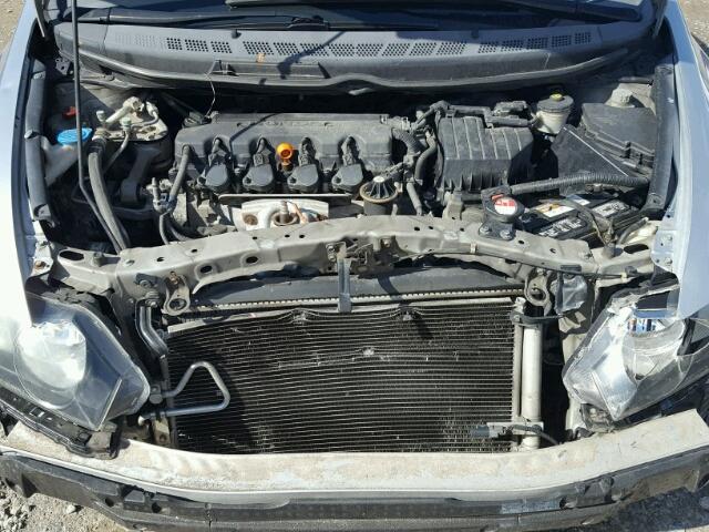 2HGFA15869H500895 - 2009 HONDA CIVIC EX SILVER photo 7