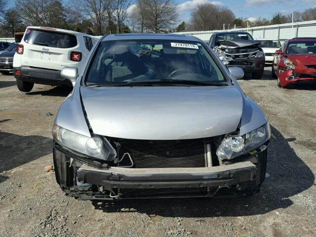 2HGFA15869H500895 - 2009 HONDA CIVIC EX SILVER photo 9